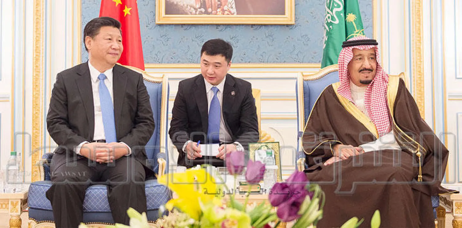 خادم الحرمين يستقبل الرئيس الصيني في الرياض