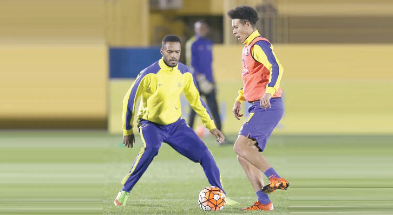 من تدريبات النصر الأخيرة (المركز الإعلامي)