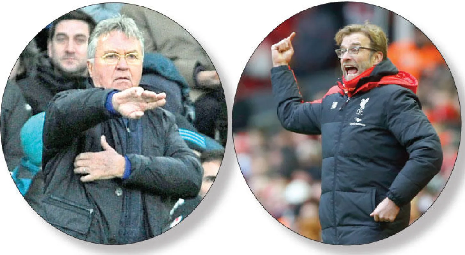 كلوب مدرب ليفربول (رويترز) - هيدينك مدرب تشيلسي (إ.ب.أ)