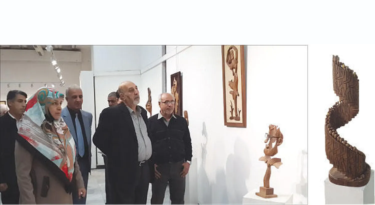 منحوتة للفنان أمير و الفنان العراقي أمير النقاش ومحاكاة الواقع