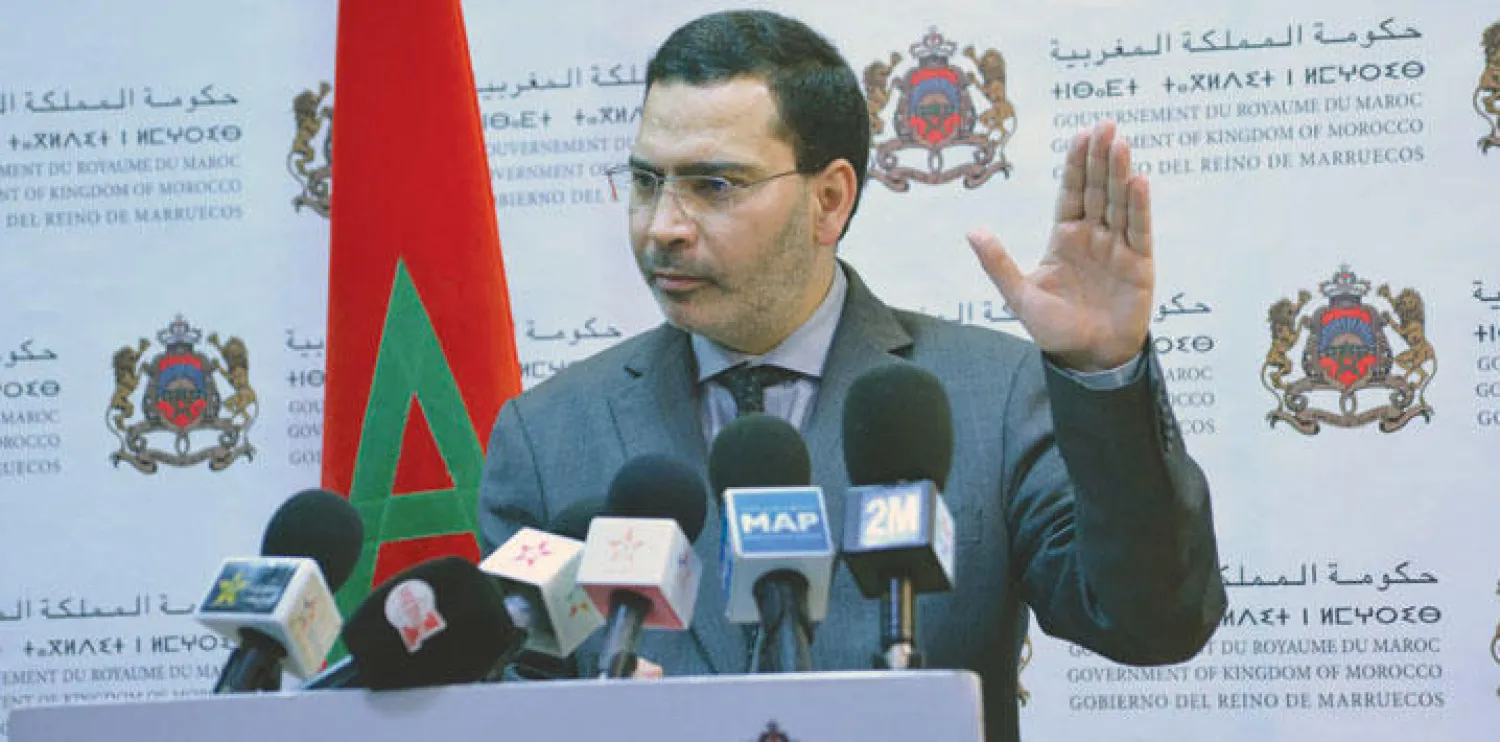 الوزير مصطفى الخلفي (تصوير: مصطفى حبيس)