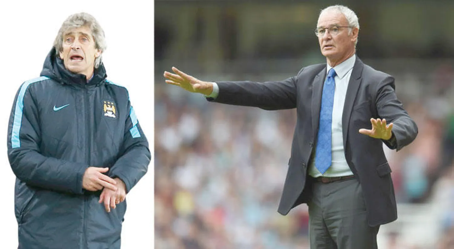 كلاوديو رانييري مايسترو فريق ليستر سيتي  -  خبر رحيل بيليغريني قد يؤثر على أمل سيتي في اللقب