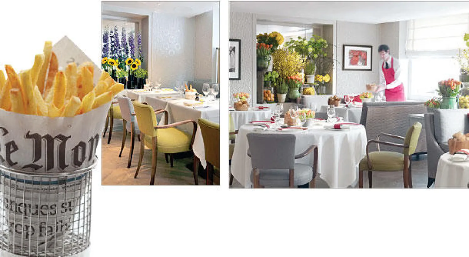 مطعم مريح من حيث الديكور والجلسات و يضم المطعم مساحة خاصة للجلسات الخاصة بعيدا  عن أنظار الحضور والبطاطس المقلية على الطريقة الفرنسية الكلاسيكية