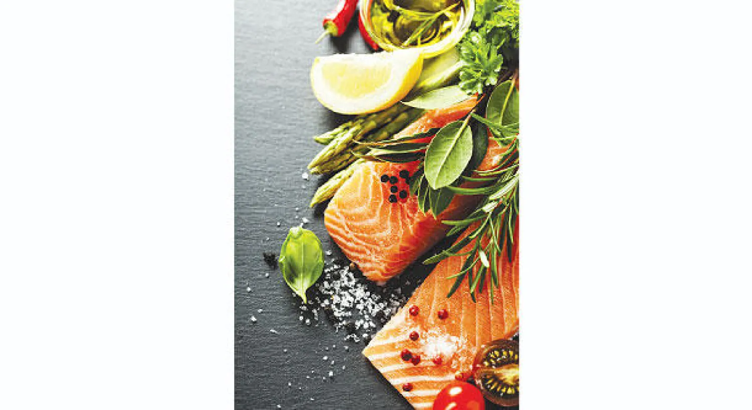 سلمون بزبد الأنشوجة والثوم