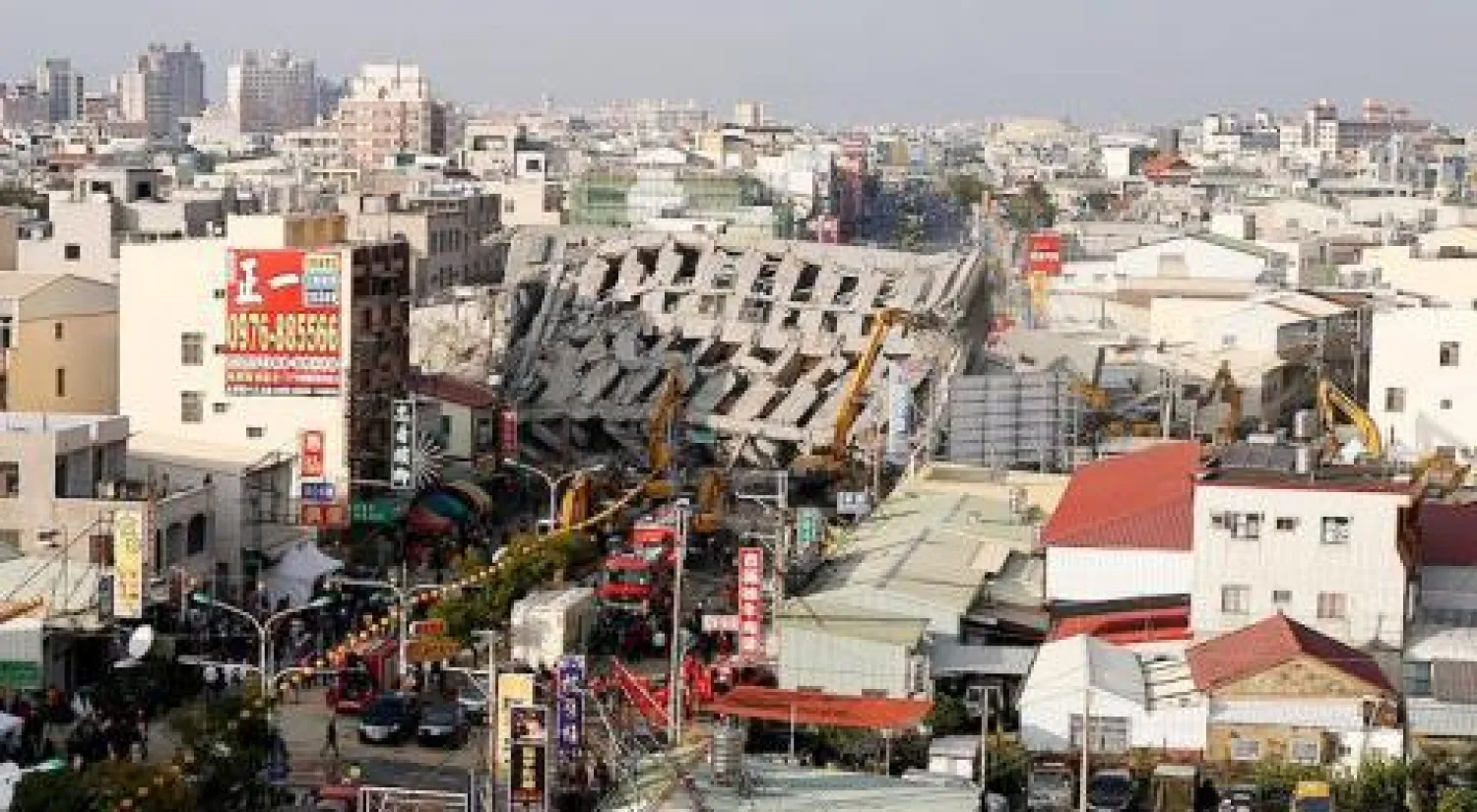 ارتفاع حصيلة ضحايا زلزال تايوان إلى 106 قتلى