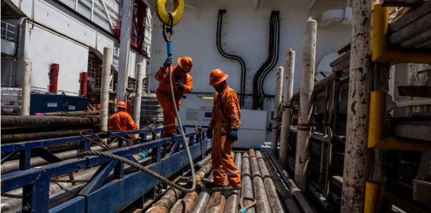 موقع تنقيب نفطي قرب فيراكروز المكسيكية (نيويورك تايمز)