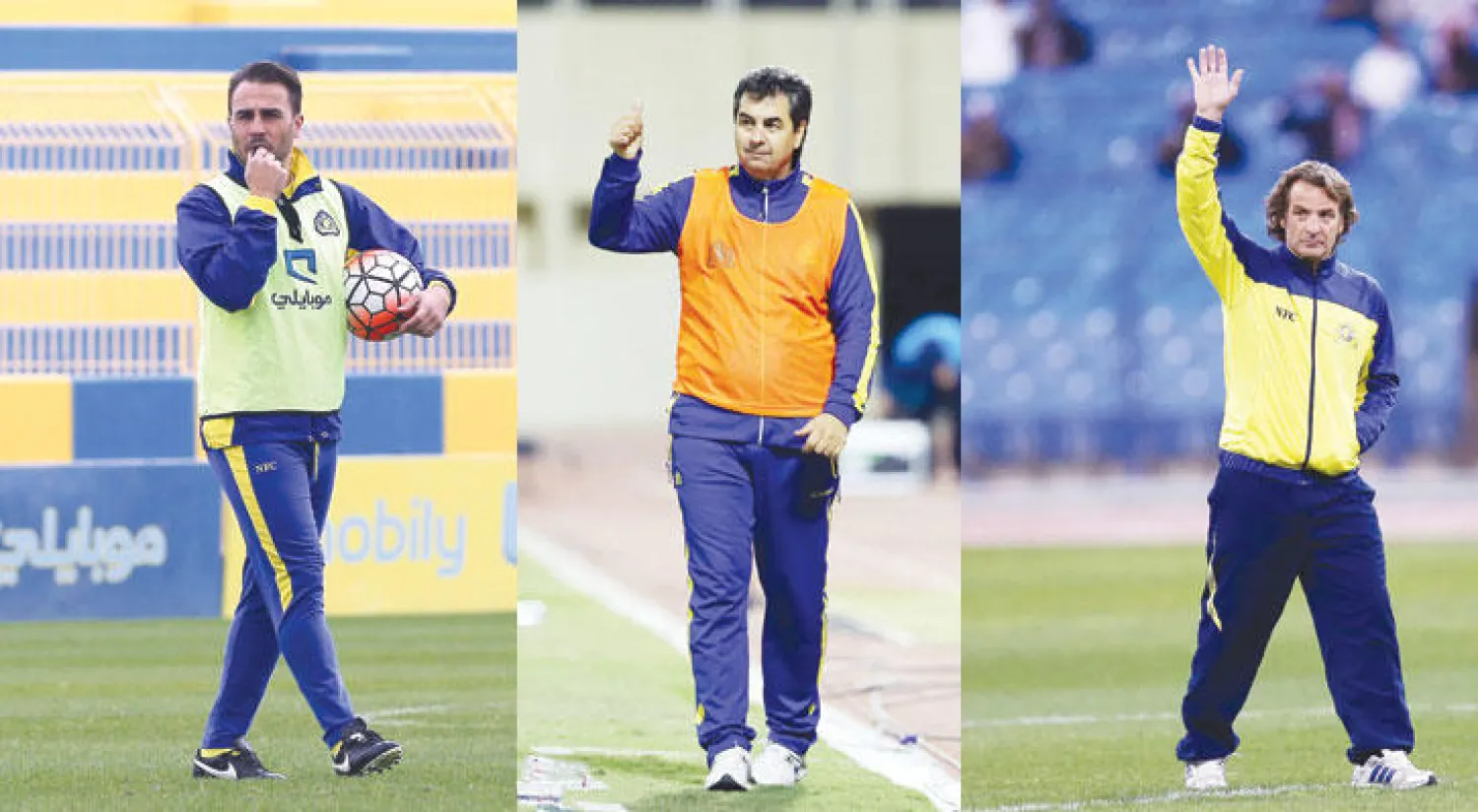 كارينيو لا يزال معشوق الجماهير النصراوية («الشرق الأوسط»)  -  داسيلفا.. لم يحظ بالتقدير من النصراويين طوال تواجده («الشرق الأوسط»)  -  كانافارو.. هاجمه الإعلام والجماهير بعد ثاني مواجهة مع النصر («الشرق الأوسط»)