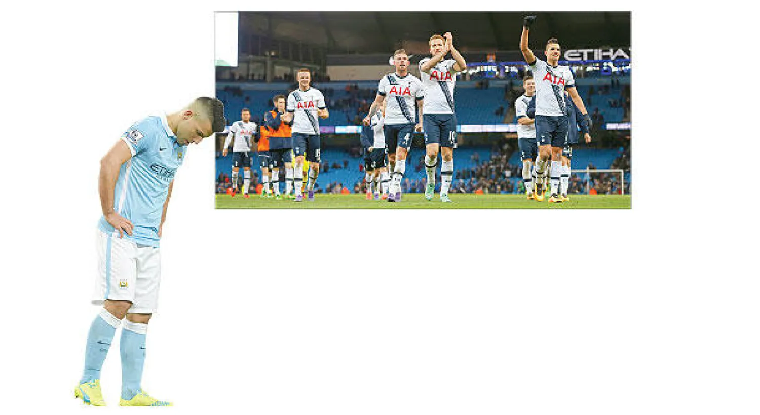 فوز توتنهام على سيتي أنعش أحلامه  و آمال أغويرو في الفوز بالدوري تتلاشى شيئًا فشيئًا (إ.ب.أ)