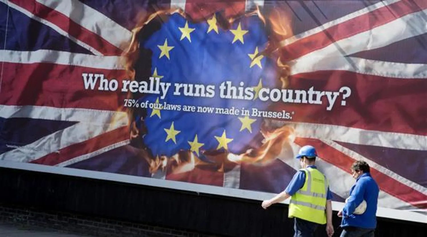 الحملة البريطانية للبقاء في الاتحاد الأوروبي تتقدم 15 نقطة مئوية