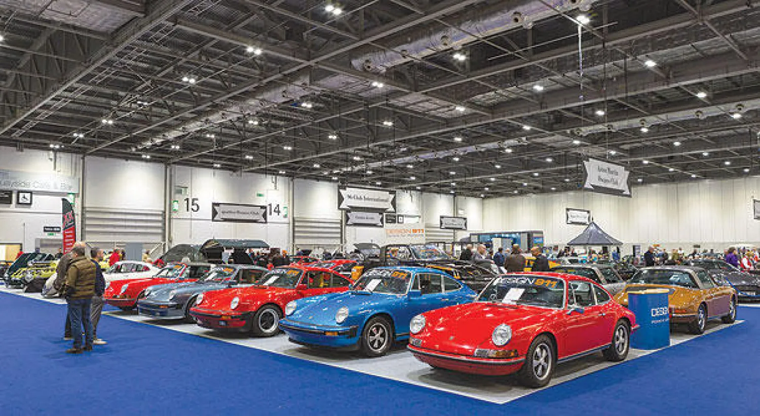 جانب من معرض بورش للمركبات الكلاسيكية (تصوير: جيمس حنا)