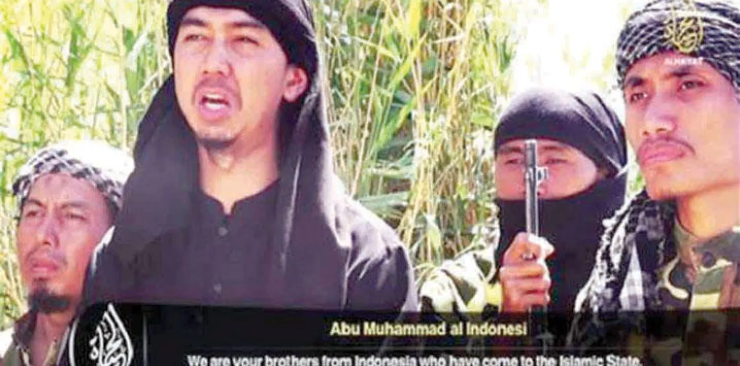 شريط فيديو لـ«داعش» عن عناصره الجديدة من إندونيسيا («الشرق الأوسط»)