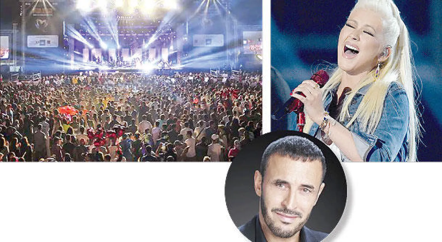 نجمة البوب الأميركية كريستينا أغيليرا و النجم العراقي كاظم الساهر و جانب من سهرات «موازين» الرباط