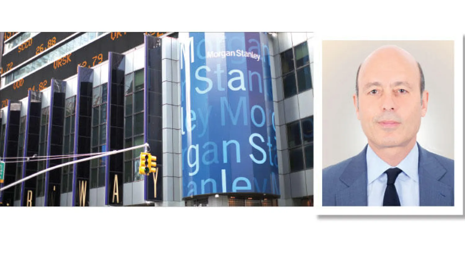 سامي كايلو الرئيس التنفيذي لبنك الاستثمار «مورغان ستانلي» في منطقة الشرق الأوسط وشمال أفريقيا - المقر الرئيسي لبنك الاستثمار «مورغان ستانلي» في نيويورك (رويترز)