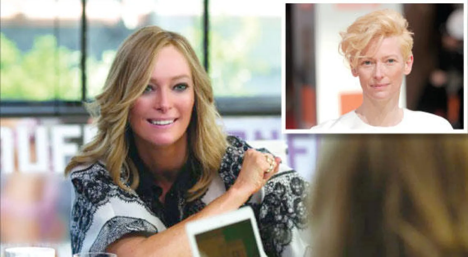 تيلدا سوينتون - بدت جديدة في «حطام»