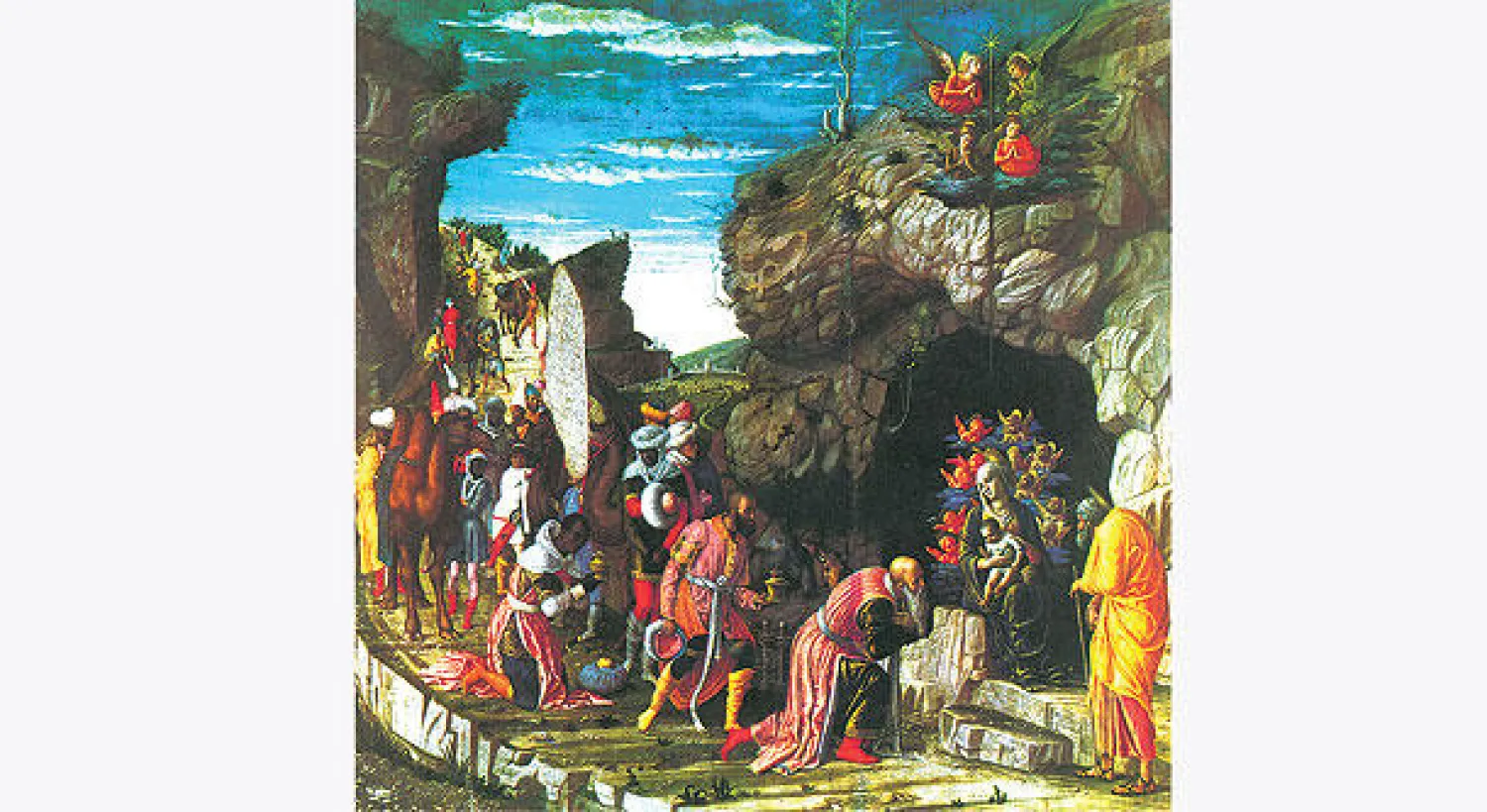 لوحة أندريا مانتينا «عبادة المجوس»