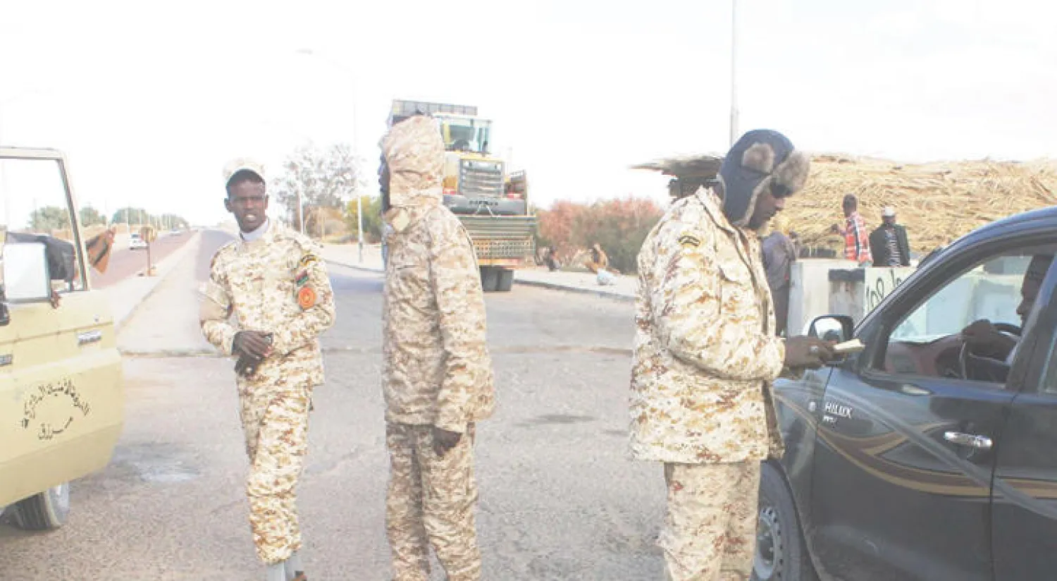 نقطة أمنية تابعة للجيش الليبي في جنوب البلاد («الشرق الأوسط»)