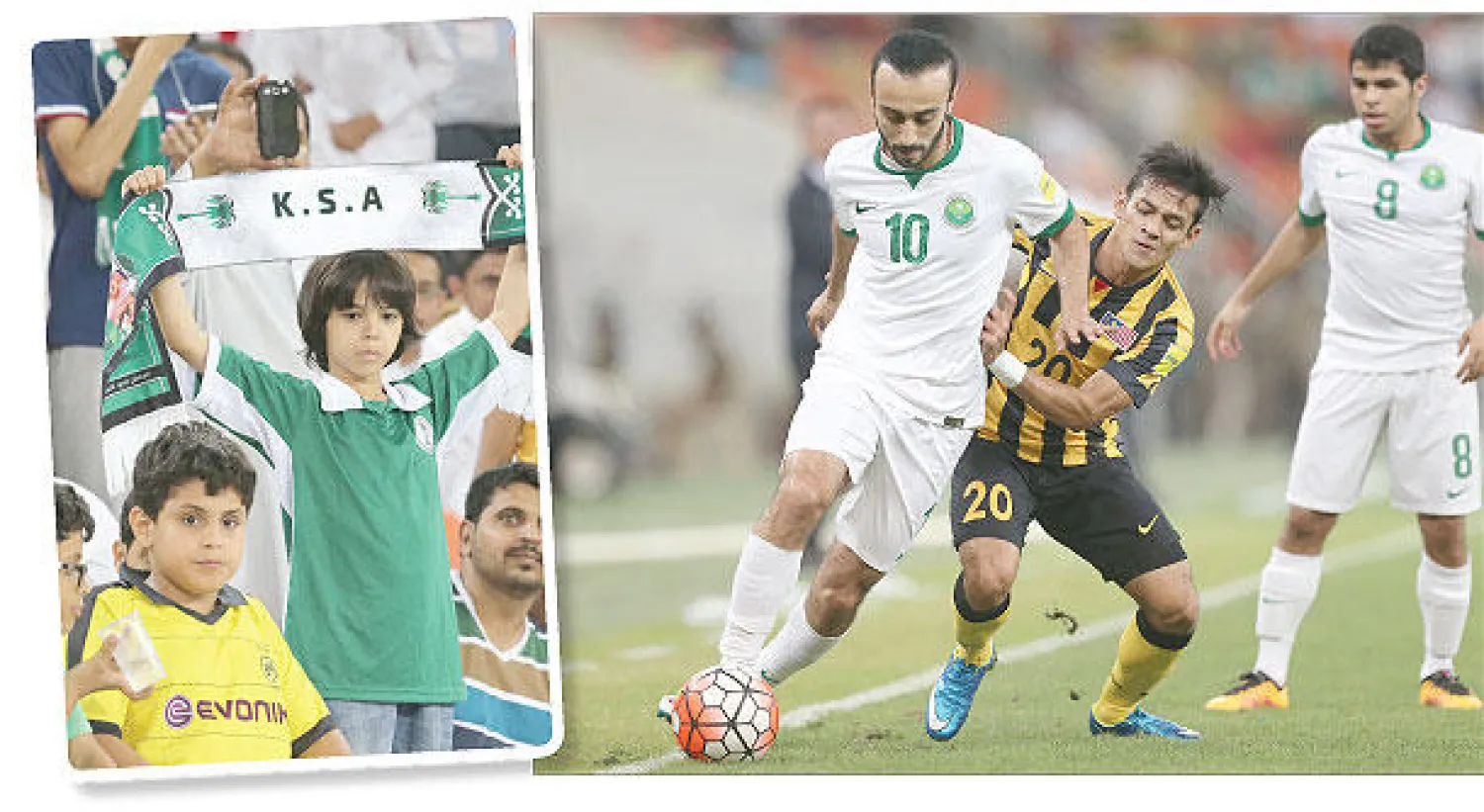 الأخضر ينتظر موقعة أبو ظبي لحسم الصدارة مع الأبيض و 34 ألف مشجع سعودي ساندوا الأخضر أمس في الجوهرة