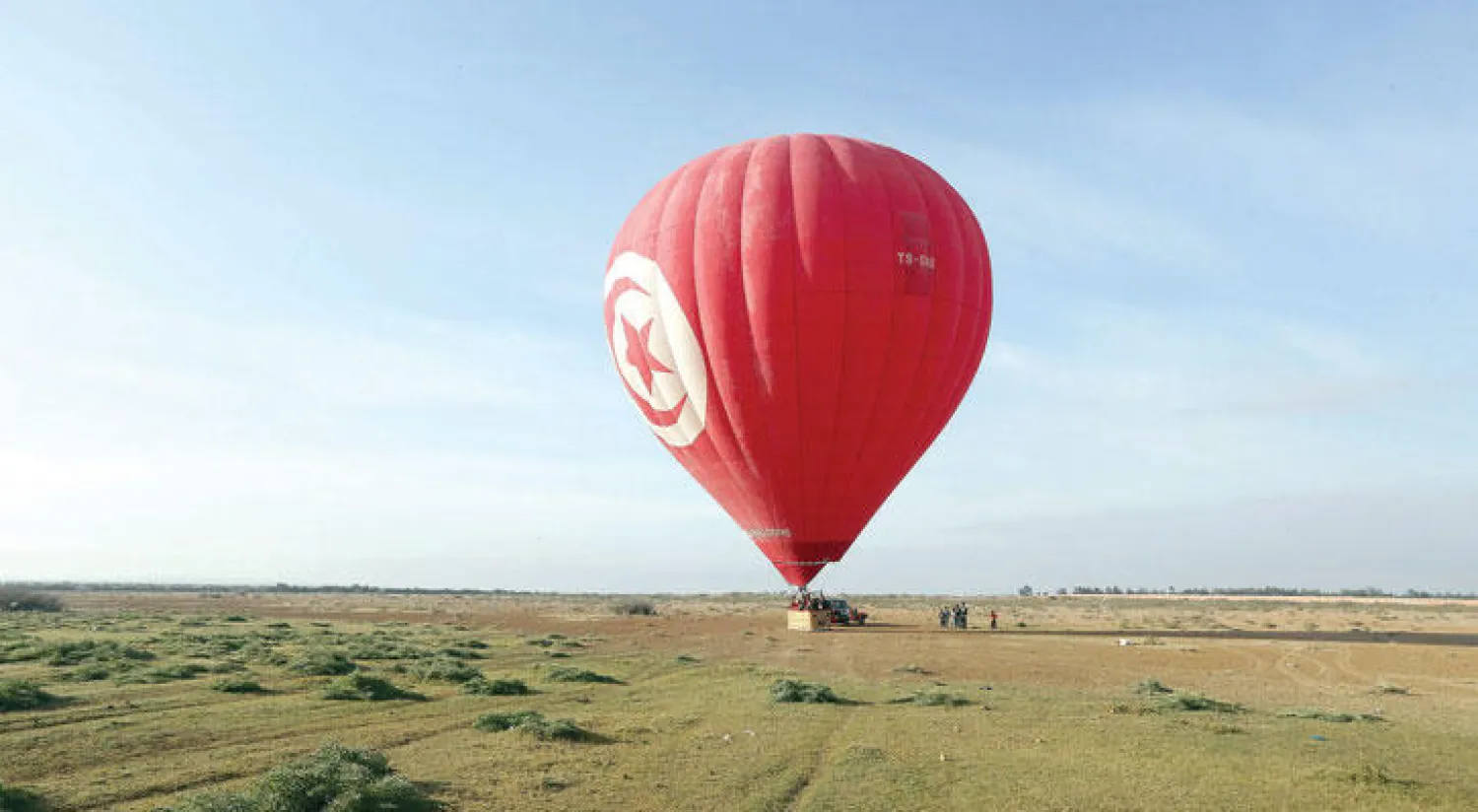 منطاد لتشجيع السياحة في تونس (إ.ب.أ)