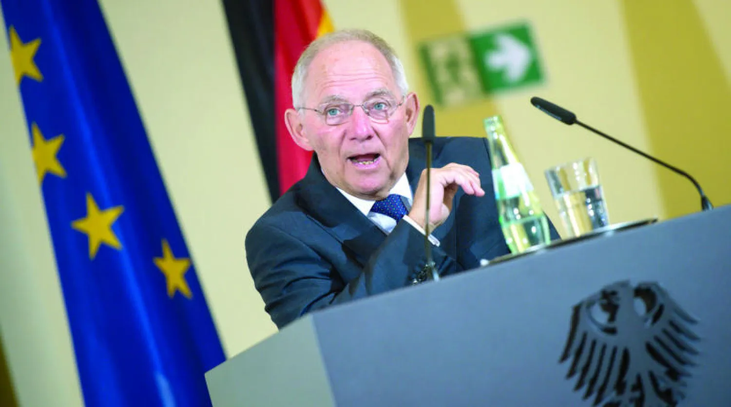 وزير المالية الألماني فولفغانغ شويبله اعتبر خروج بريطانيا من الاتحاد الأوروبي خطرًا على الاقتصاد البريطاني والعالمي (إ.ب.أ)