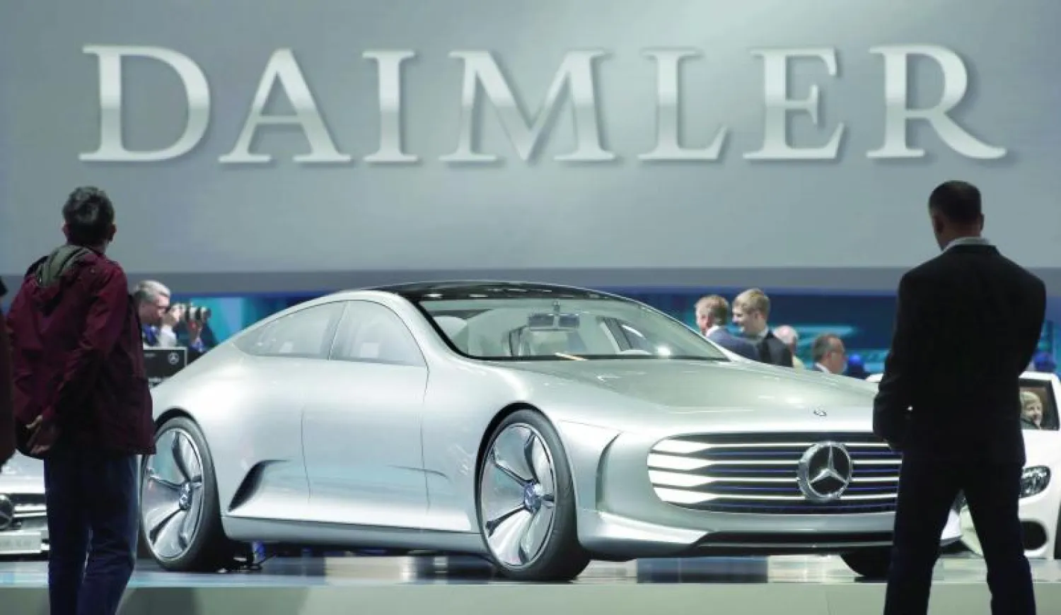 إحدى سيارات المصنع الألماني مرسيدس (أ.ب)