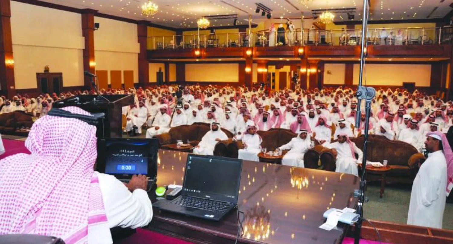 مثقفون سعوديون في احدى المناسبات الثقافية