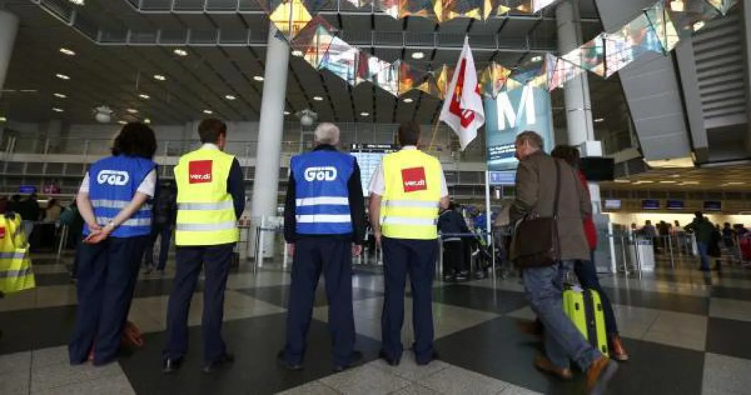 مطارات ألمانيا تضرب عن العمل مطالبة بزيادة الأجور
