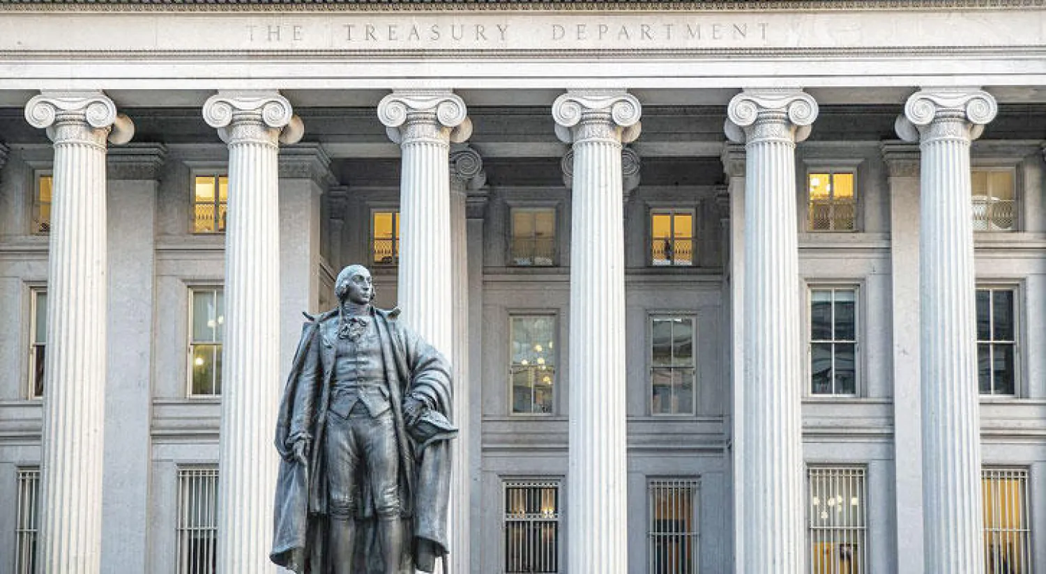 مقر وزارة الخزانة الأميركية بالعاصمة واشنطن (رويترز)