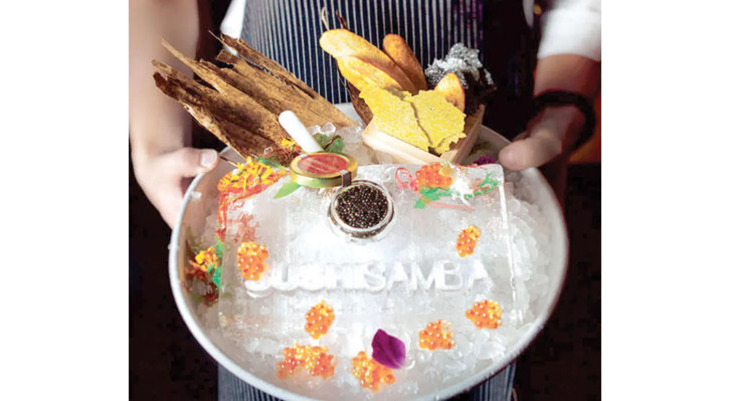 رأي في طبق: كافيار مع الأرز والبلانتين