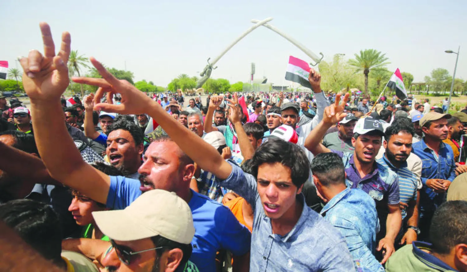 بحث الاستعانة بالبيشمركة لحماية المنطقة الخضراء