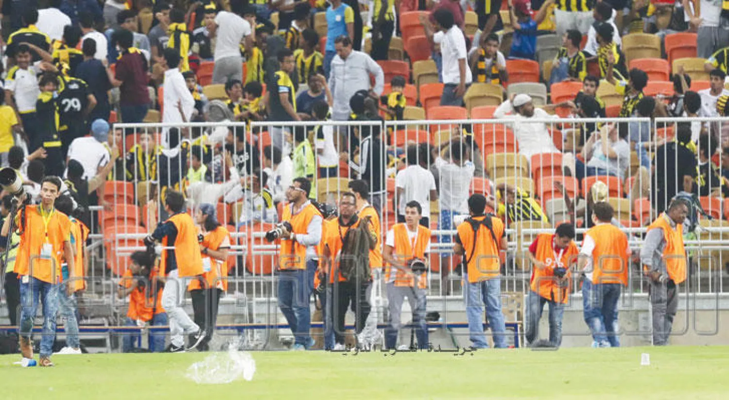 عقوبات مالية منتظرة ضد «الاتحاد» بسبب شغب جماهيره (تصوير: عدنان مهدلي)