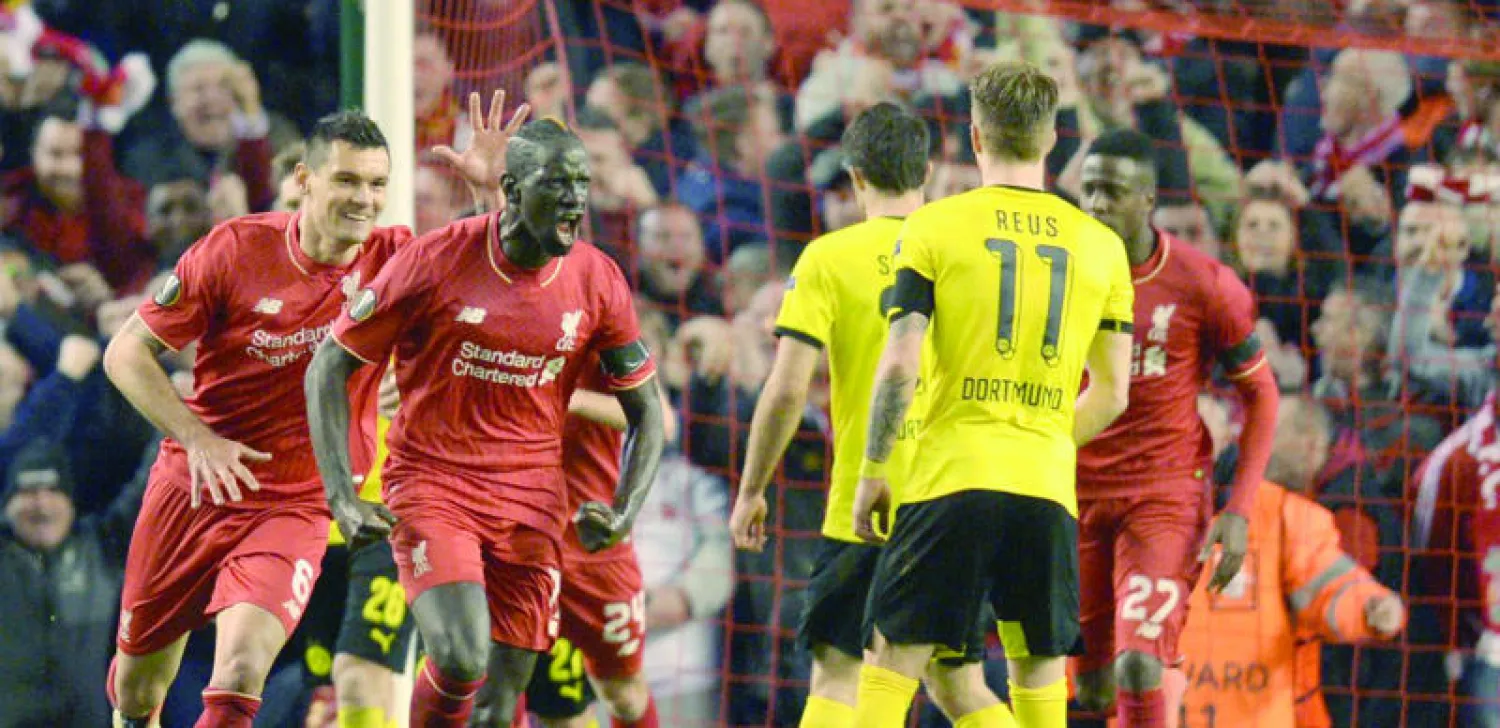 ساكو أحرز هدفًا حاسمًا في الدوري الأوروبي أمام دورتموند أثار مشكلة قانونية بعد ثبوت تعاطيه منشطات (أ.ف.ب)