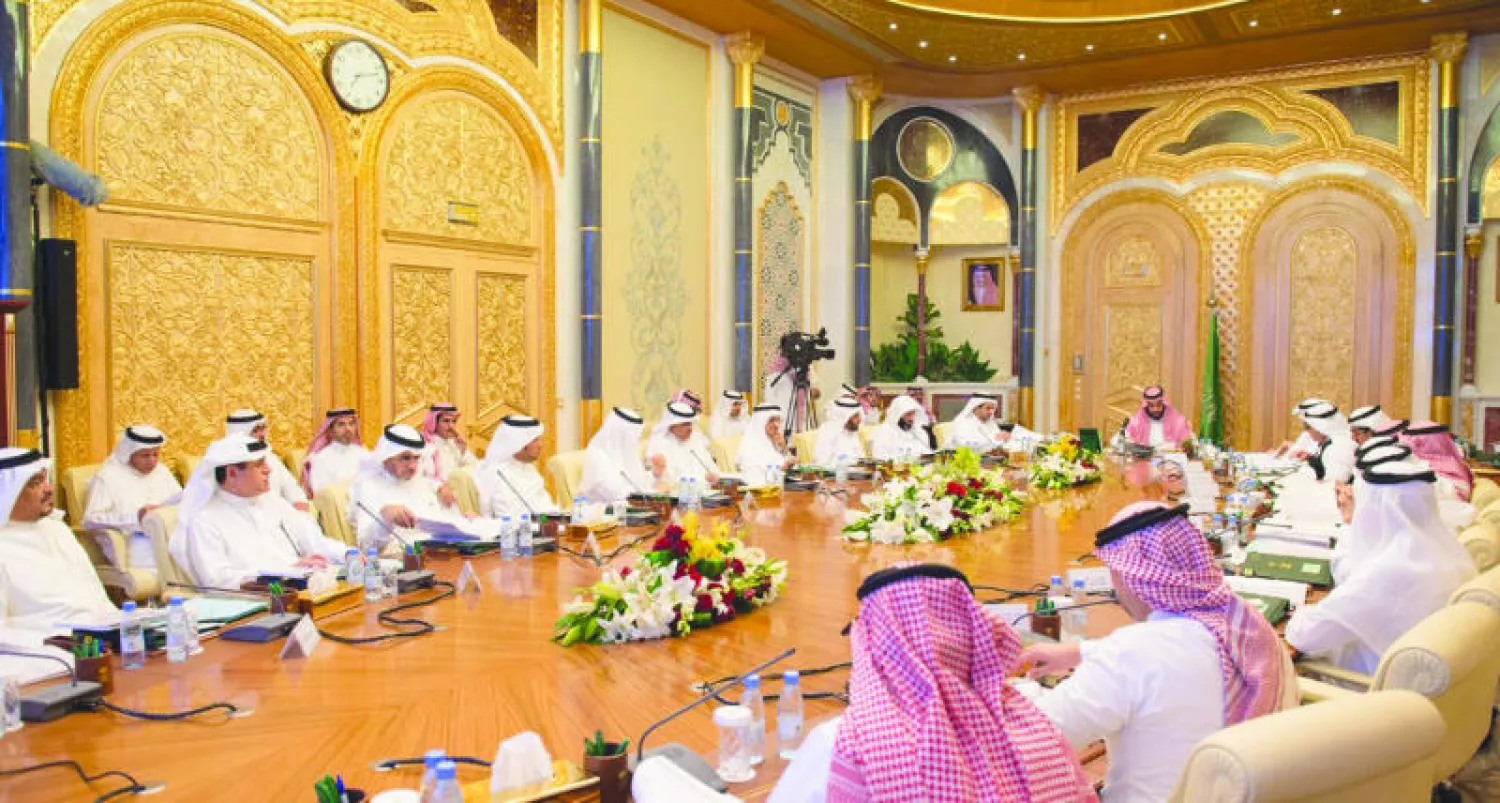 جانب من اجتماع مجلس الشؤون الاقتصادية والتنمية الذي عقد في الرياض، أمس، برئاسة الأمير محمد بن سلمان ولي ولي العهد وحضور الوزراء والمسؤولين أعضاء المجلس (واس)