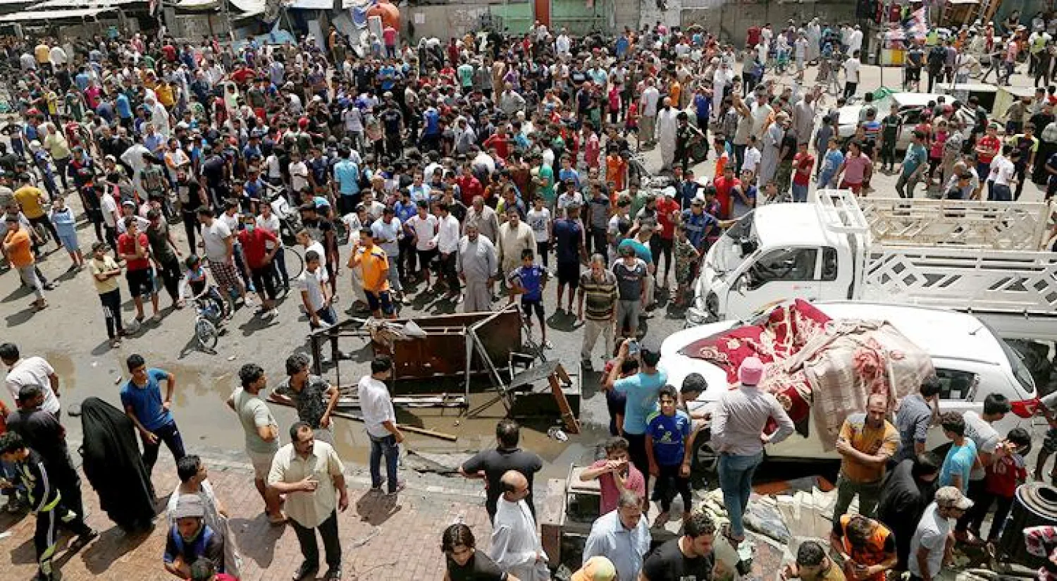 عشرات القتلى والجرحى بتفجير استهدف مدينة الصدر العراقية