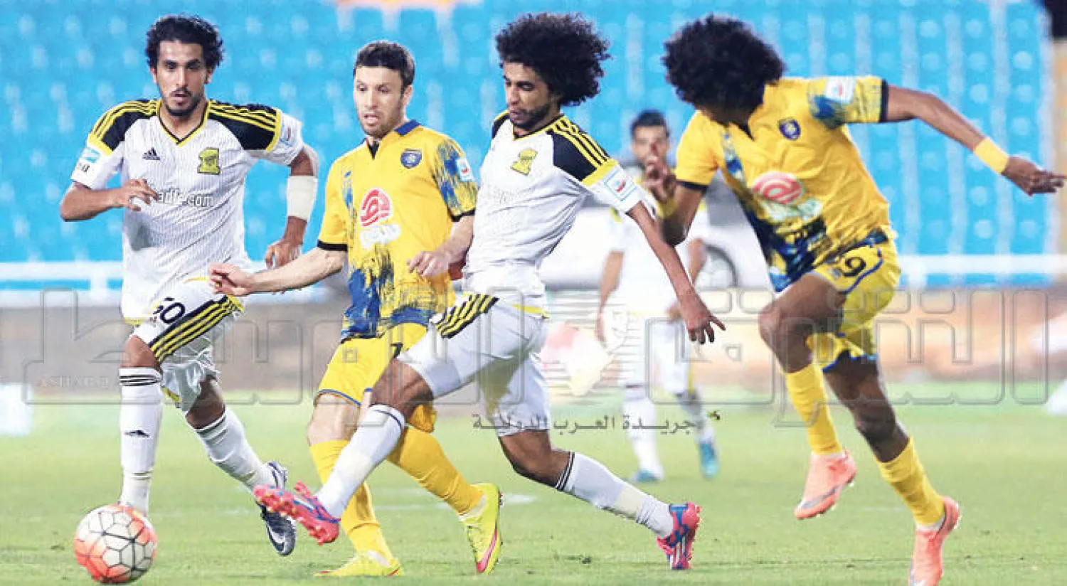 من مباراة الاتحاد أول من أمس أمام التعاون (تصوير: سعد العنزي)