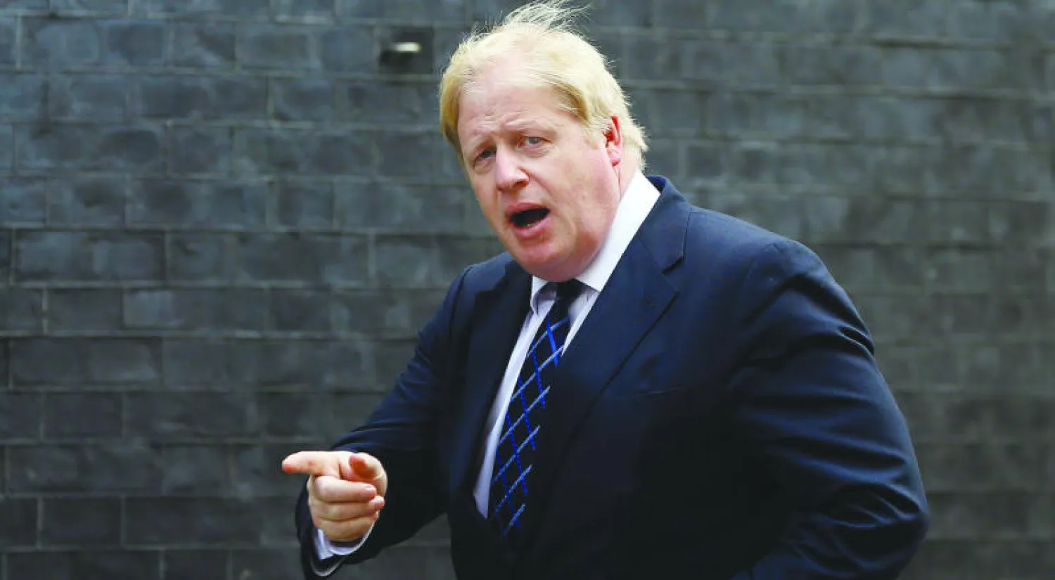 بوريس جونسون شبّه أهداف الاتحاد الاوروبي بأهداف أدولف هتلر (أ.ب)