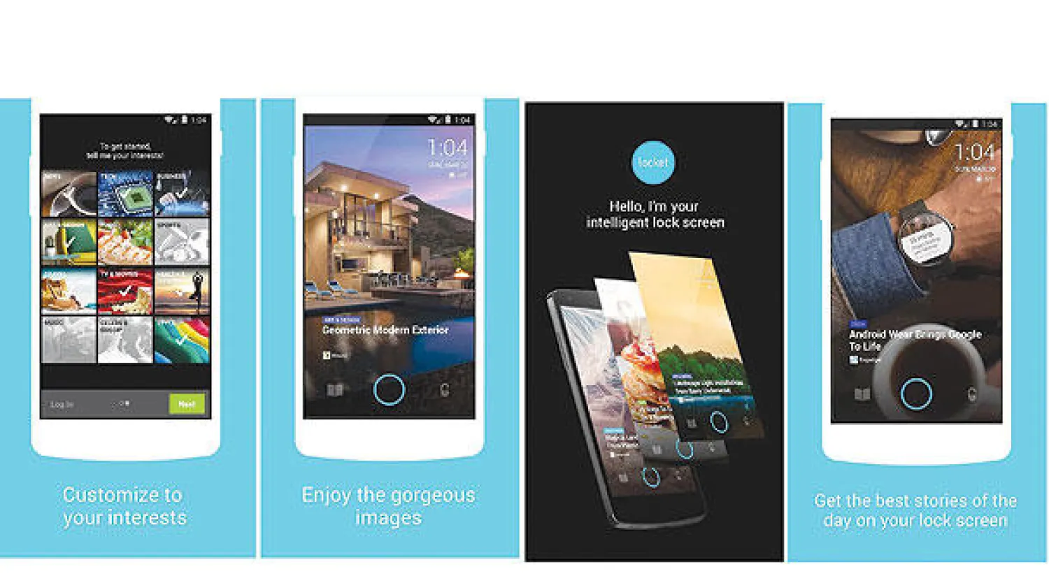 تطبيق «لوكيت لوك سكرين»