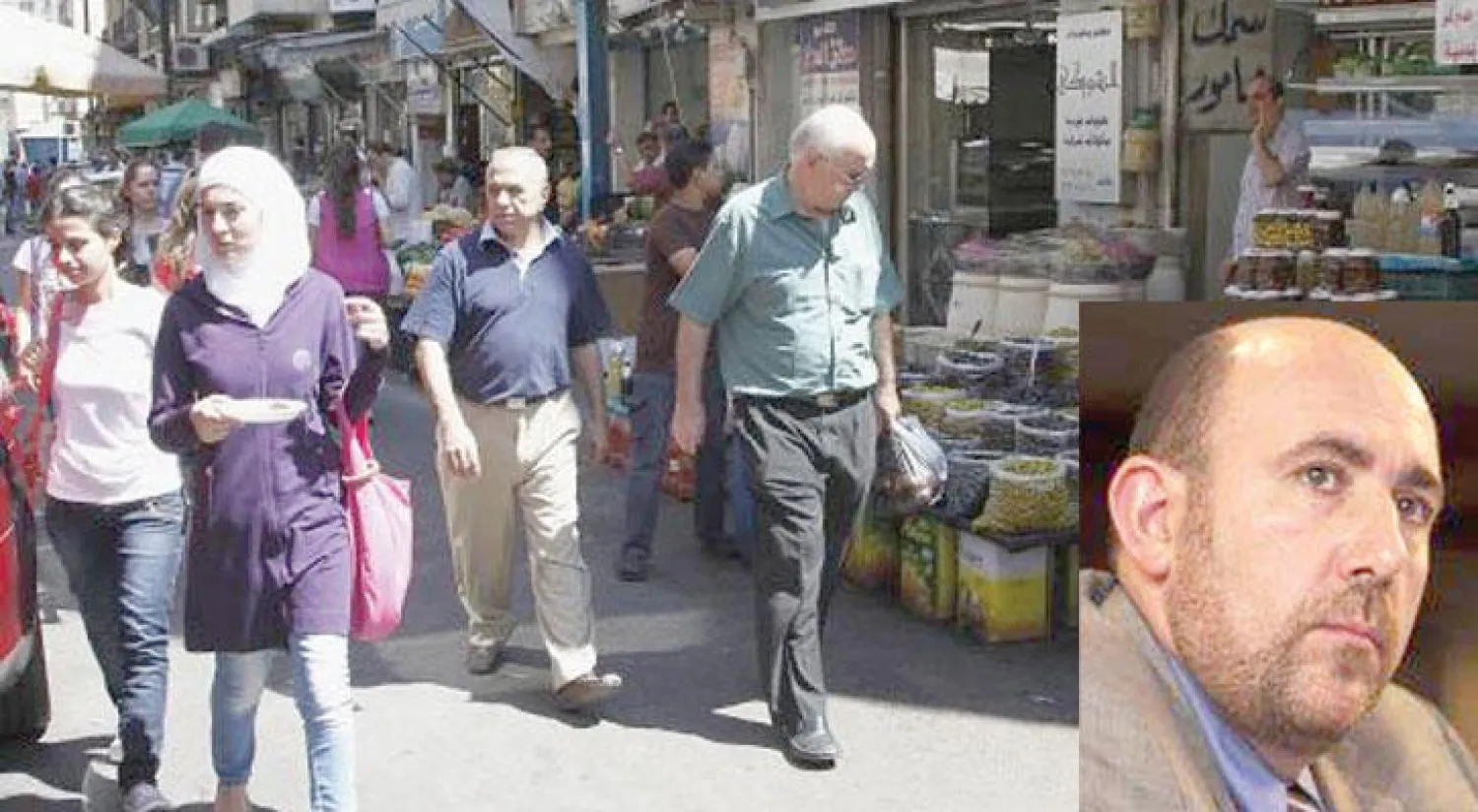 أسامة قاضي رئيس «مجموعة عمل اقتصاد سوريا»  -  وضع الاقتصاد السوري في غاية الصعوبة (رويترز)