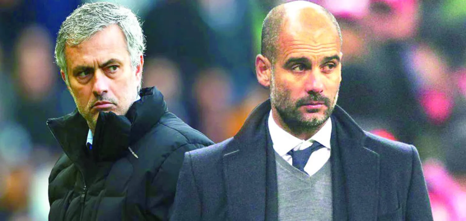 مورينهو وغوارديولا ينقلان صراعهما إلى الدوري الإنجليزي