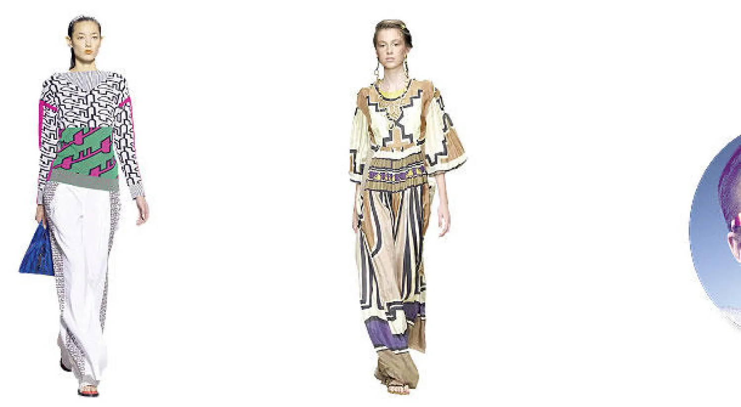 من عرض ألبرتا فيريتي لربيع وصيف 2016 و من عرض «كنزو» لصيف 2016
