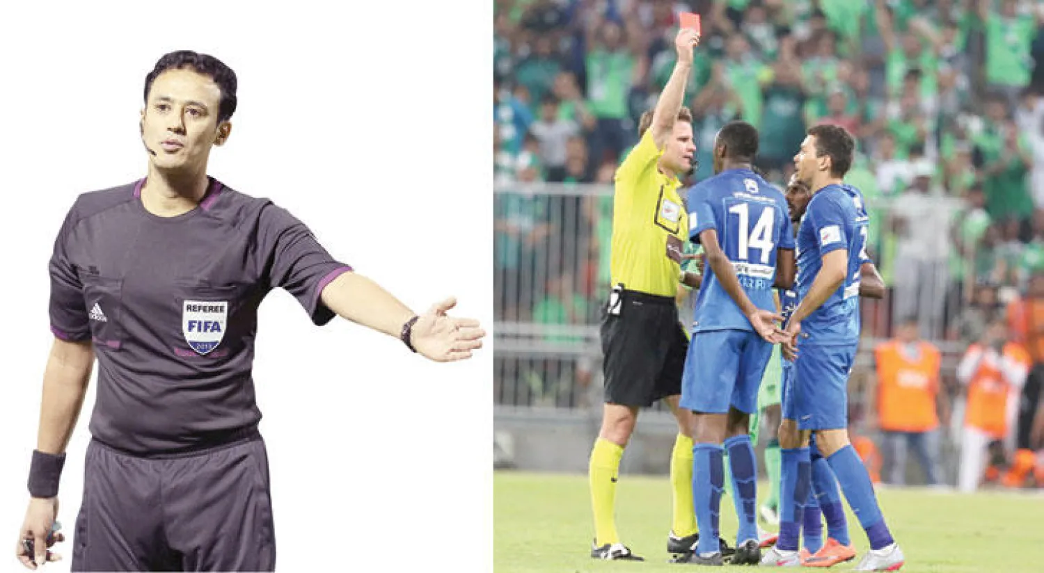 الحكام الأجانب كان لهم حضور كبير في الموسم الحالي ({الشرق الأوسط})  -  الحكم مرعي عواجي («الشرق الأوسط»)