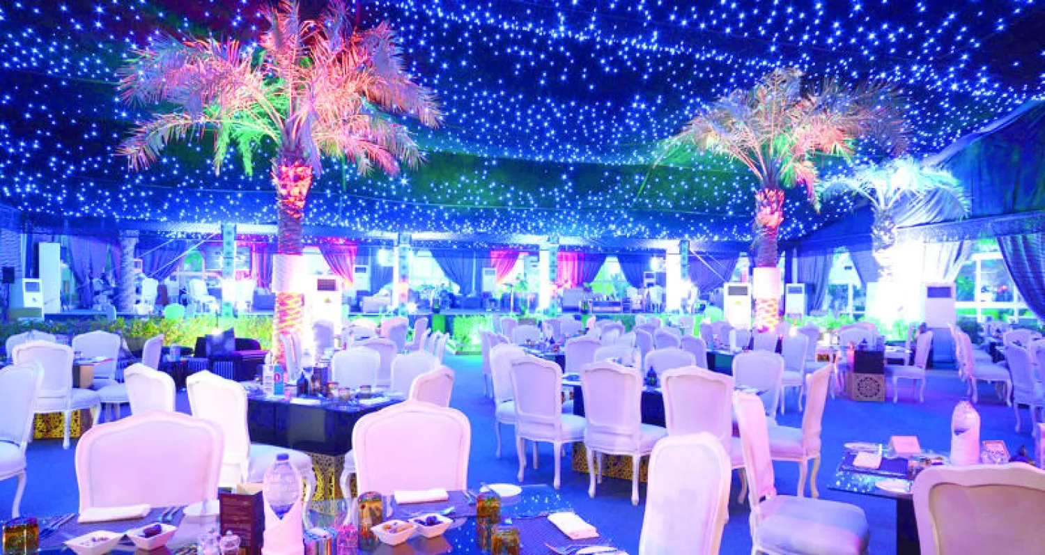 جانب من الخيمة الرمضانية في فندق سوفيتيل البحرين