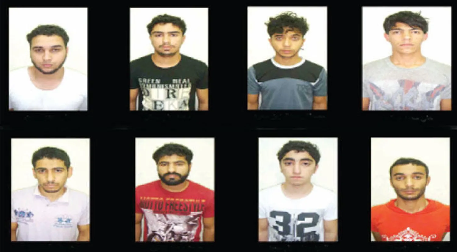 عدد من المحكومين الذين حاولوا الهروب إلى إيران (بنا)