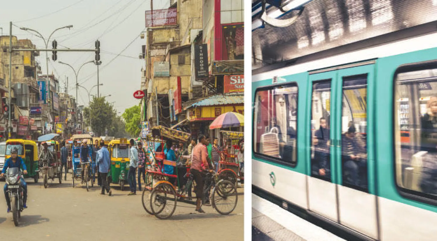 رحلة الوصول إلى العمل حول العالم.. من المترو اللندني إلى «توك توك» نيودلهي