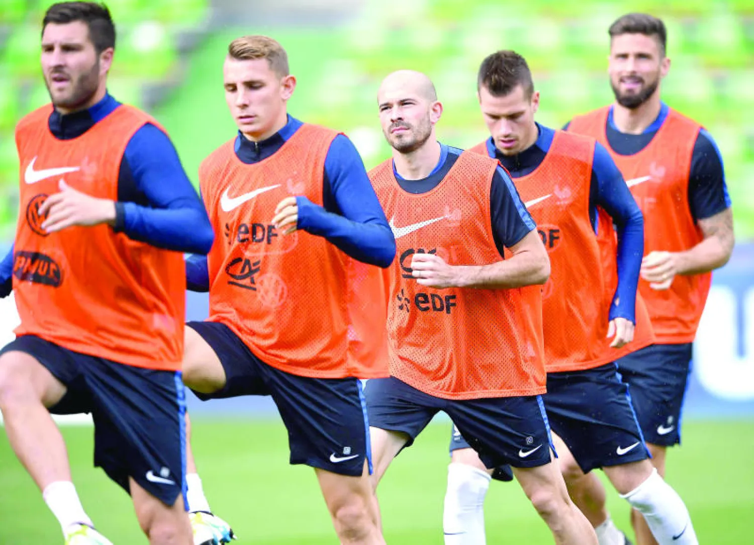 حظوظ قليلة لمنتخب فرنسا في يورو 2016 (أ.ف.ب)