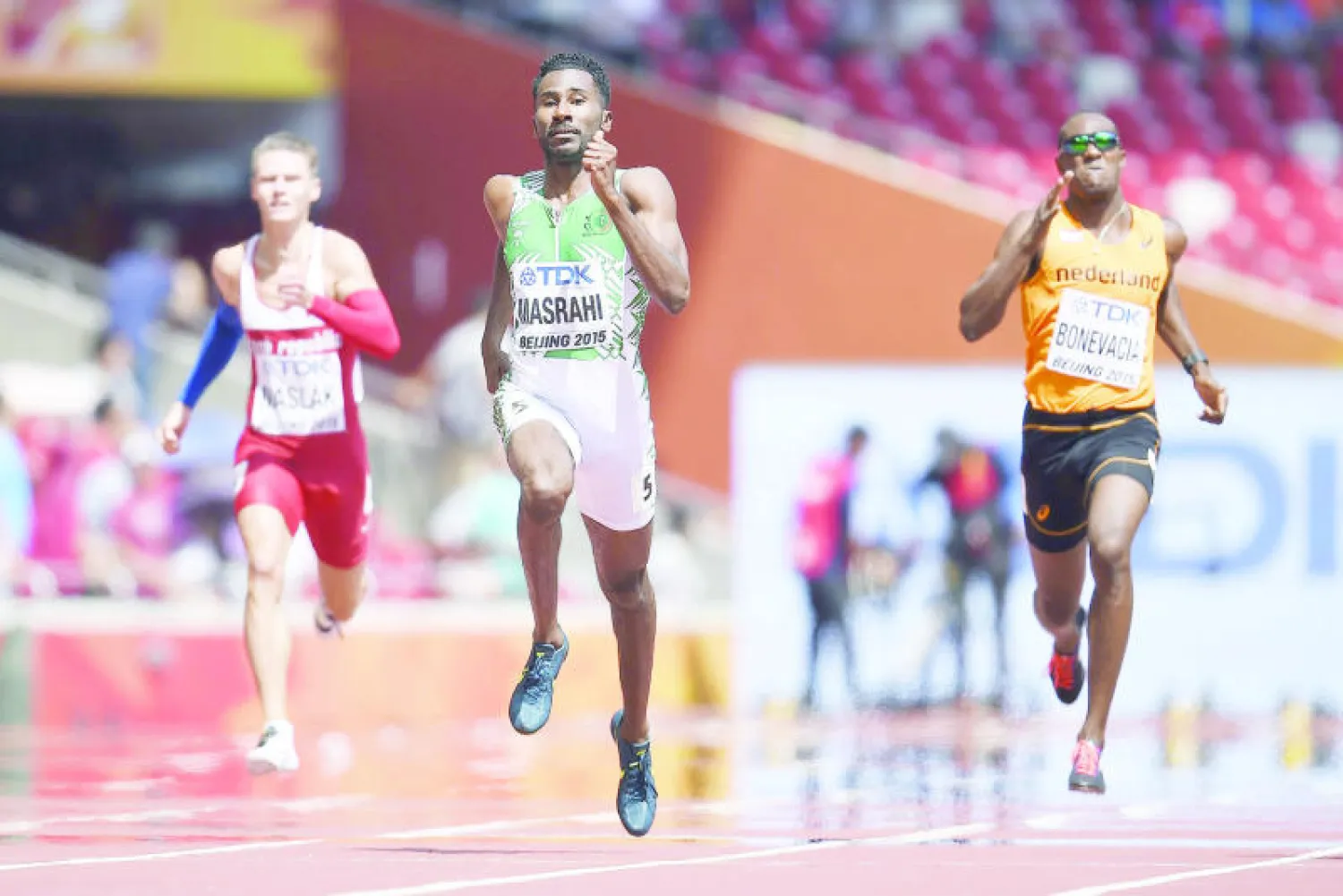 برنامج التحول الوطني يستهدف تطوير إمكانات الرياضيين السعوديين (أ.ف.ب)