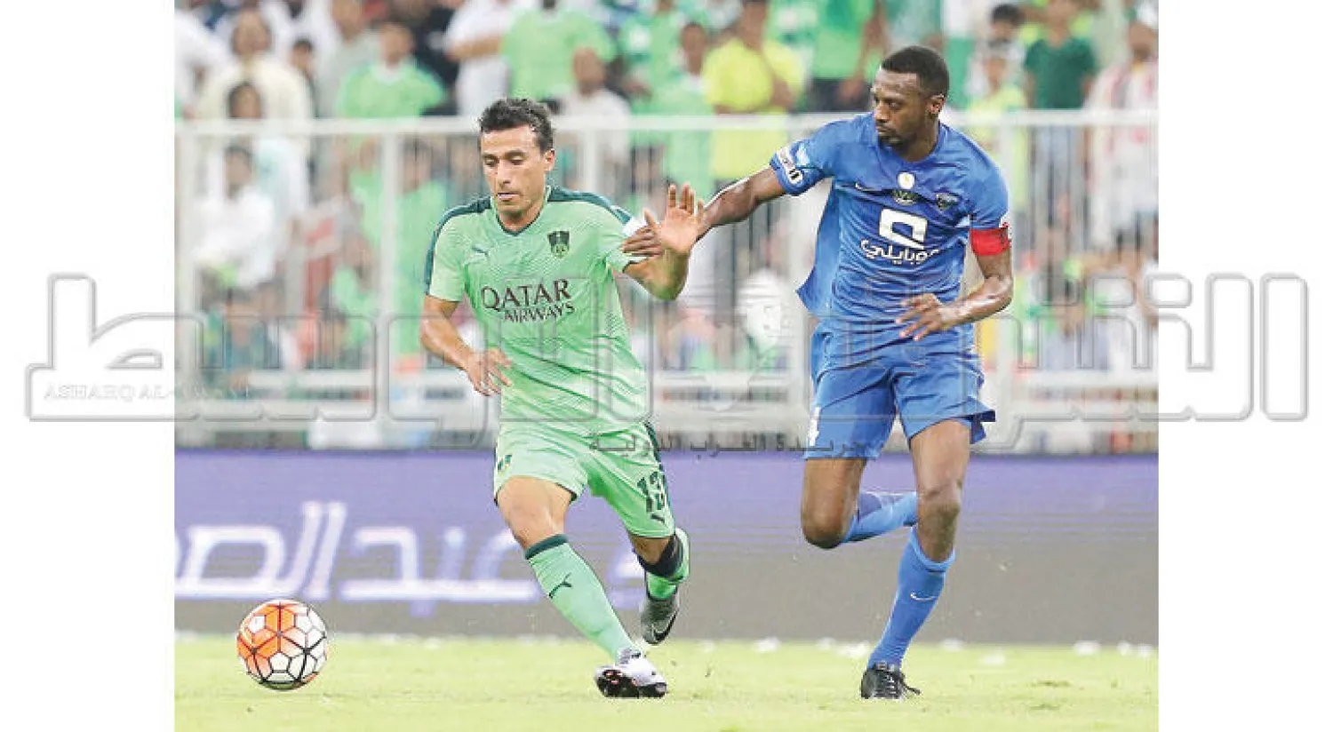 محمد عبد الشافي في مباراة جمعت الأهلي بالهلال هذا الموسم (تصوير: عدنان مهدلي)