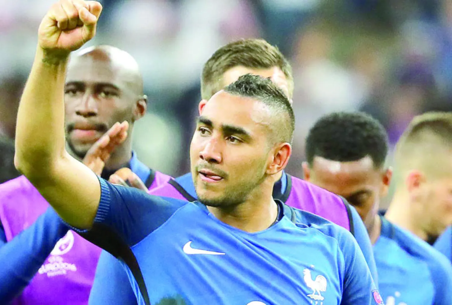 باييه يحتفل بهدفه الحلم (إ.ب.أ)