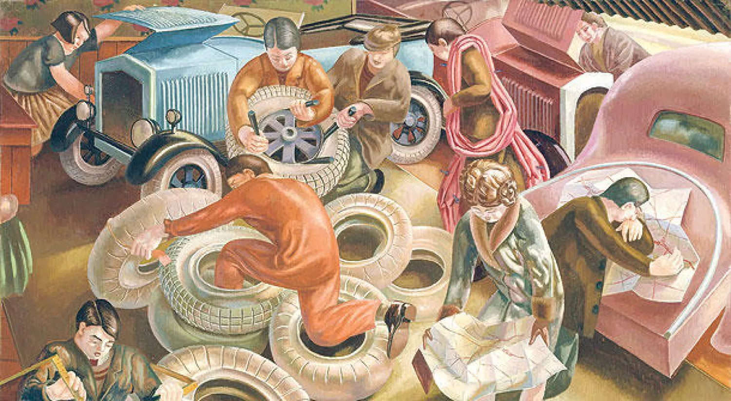 «الكراج» لستانلي سبنسر من مقتنيات مؤسسة أندرو لويد ويبر