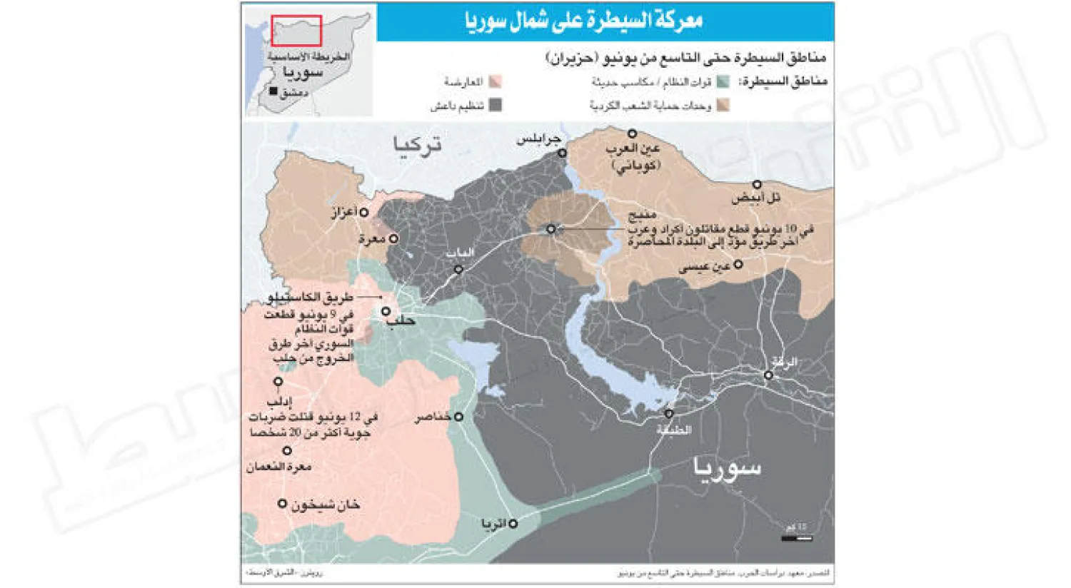 النظام يقترب من الطبقة بريف الرقة بغطاء روسي.. و«داعش» يعوق التقدم باتجاه منبج