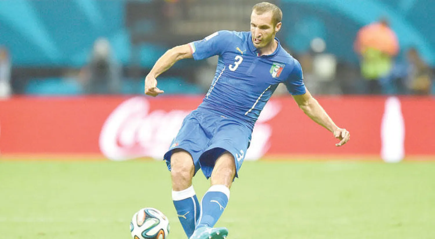 مدافع إيطليا القوي جورجيو كيلليني («الشرق الأوسط»)